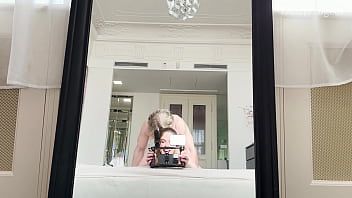 Milf gets ass to mouth anal pounding and swallows anal creampie