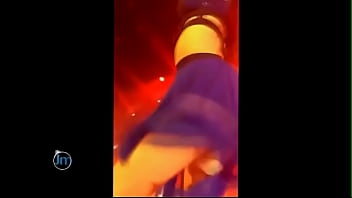 Famous woman with the big ass showing off