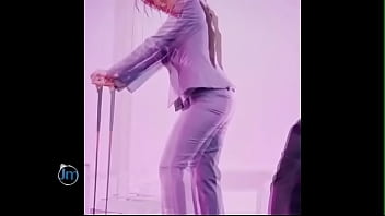 Famous woman with the big ass showing off