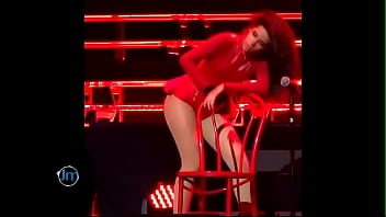 Famous woman with the big ass showing off