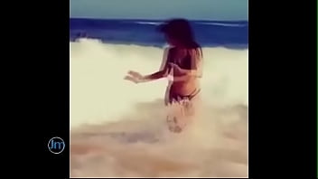 Famous woman with the big ass showing off