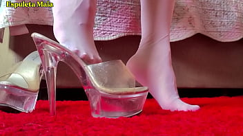 Punheta guiada brincadeira dos pezinhos guided handjob foot play with espuleta maia