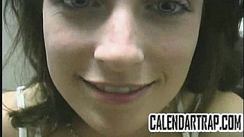 Amateur with small tits gives a pov blowjob