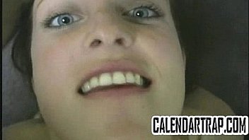 Amateur with small tits gives a pov blowjob