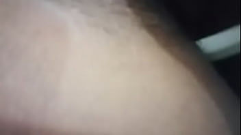 Desi indian inserting toothbrush in asshole