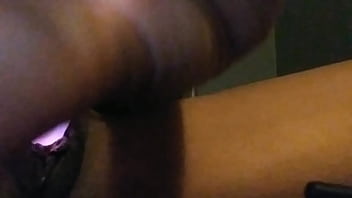 Wet pussy sounds ebony babe masturbates till she creams and squirts