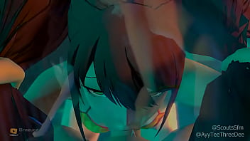 Teen gives amazing blowjob and got intense bang at pool creampie