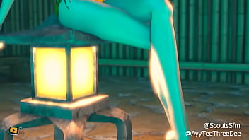 Teen gives amazing blowjob and got intense bang at pool creampie