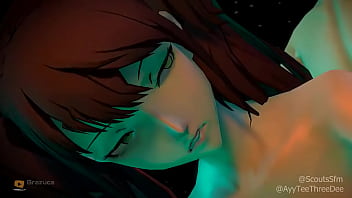 Teen gives amazing blowjob and got intense bang at pool creampie