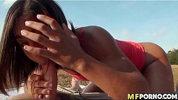 Sex in a field with a latina 2