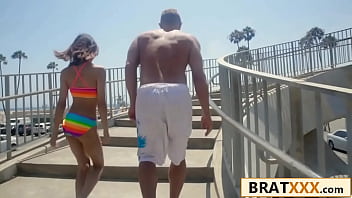 Sandy Hookup Ends With A Big Dick Surprise For A Beach Cutie thumbnail