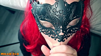 Cosplay and a lot of cum milf swallows a huge load of cum millie fox