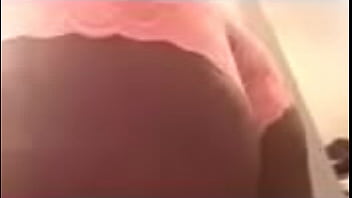 Sexy ebony wife shows off fat booty