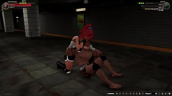 Polly vs giulius nf3d mixed mma battle femdom