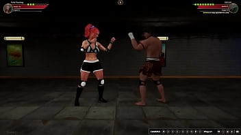 Polly vs giulius nf3d mixed mma battle femdom