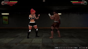Polly vs giulius nf3d mixed mma battle femdom