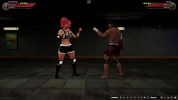 Polly vs giulius nf3d mixed mma battle femdom