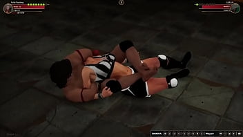 Polly vs giulius nf3d mixed mma battle femdom