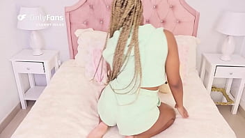 Dark skinned young man making faces