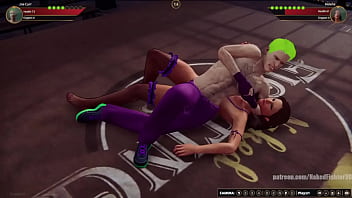 Joe vs helena nf3d mixed combat kinky battle
