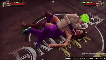 Joe vs helena nf3d mixed combat kinky battle