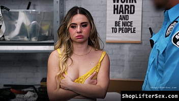 The officer just wanted a little release from his stressful job shopliftersex