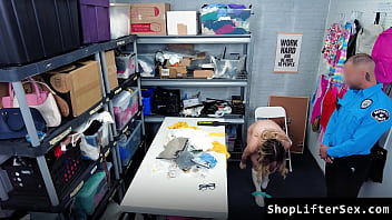 The officer just wanted a little release from his stressful job shopliftersex