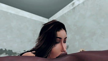 Xsims girl swallows all of his black seed
