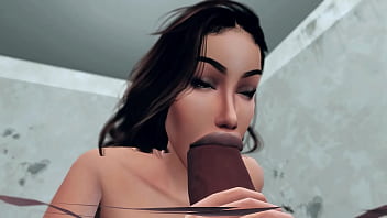 Xsims girl swallows all of his black seed
