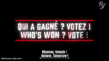 Teaser gratuit la vidéo sort demain partie 1 compétition anal entre sissy qui dormira dans la cage qui dan