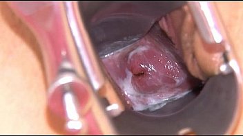 Gyno vibrators in her deep vagina cunt