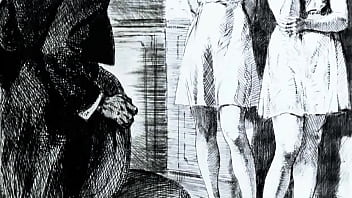 Retro erotic drawings