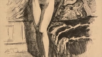 Retro erotic drawings