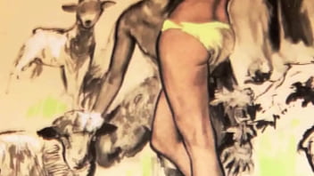 Retro erotic drawings