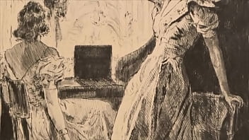 Retro erotic drawings