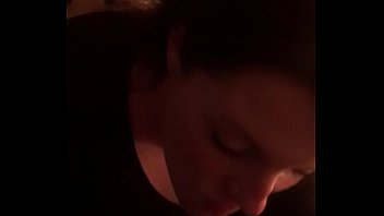 Slut sucking me off