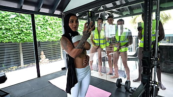 Compassion gangbang with dp and creampie no mercy for the arab girl in the hijab