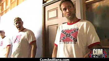 Ebony Slut In An Amazing Gangbang 6 thumbnail