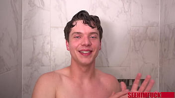 Luke moans as brin licks his tight ass in a nasty rimjob debut