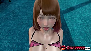 3d hentai with office slut chiyoko big boobs massage g spot fingering in standing position piledriver wet fingering ending wet orgasm in honey select 2