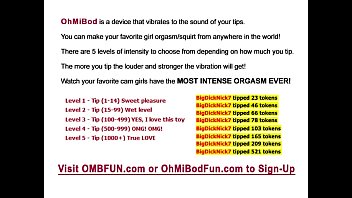 Shaved pussy redhead is excited for ombfun vibe wet pussy action