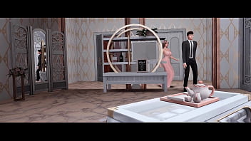 Perverted stepmom fucked her stepdaughter's husband at the wedding sims anime hentai sfm