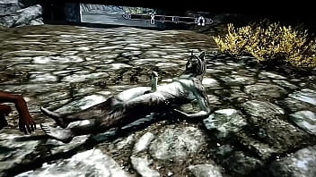 Perra tiene sexo con un khajita