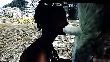 Perra tiene sexo con un khajita