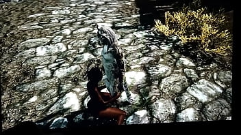 Perra tiene sexo con un khajita