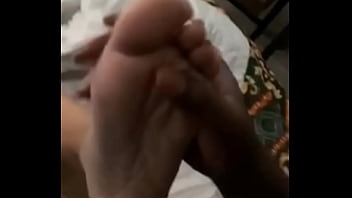 Feet licking missionary & side fuck