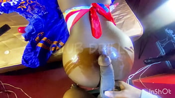 Her step aunts sister catches me fucking her neice instead of getting mad got wet and joined in having her neice squirt cum all over her face