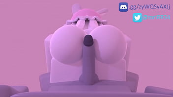 Hotdogging with a female bunnygirl