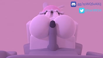 Hotdogging with a female bunnygirl