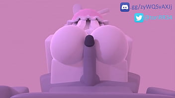 Hotdogging with a female bunnygirl